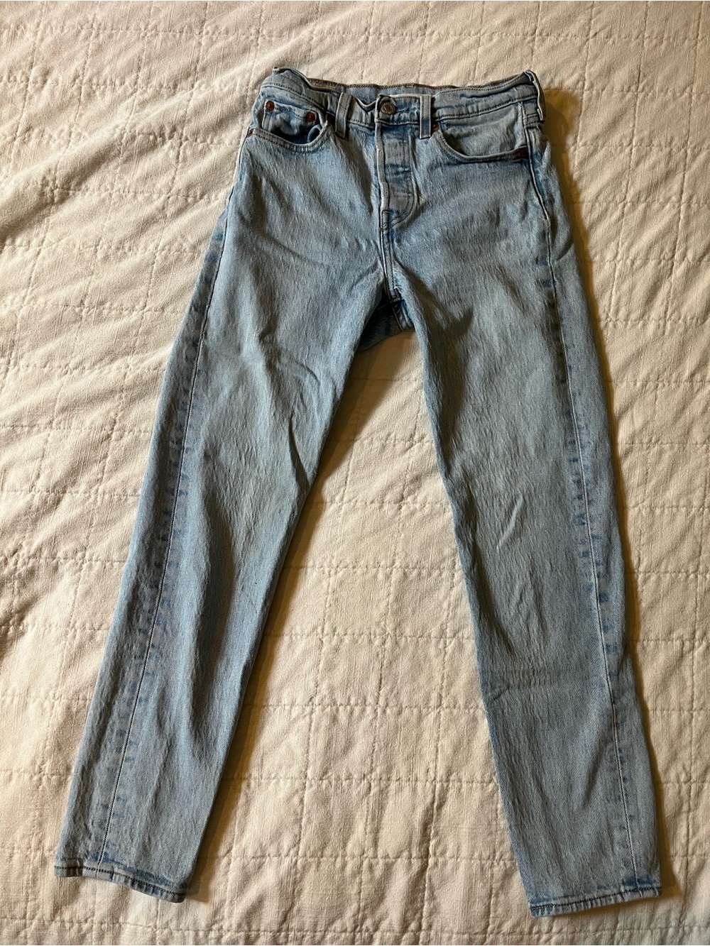 Levi's Light Blue Straight Leg Jeans